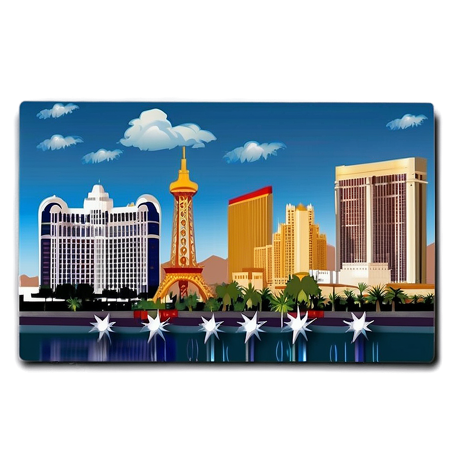 Iconic Las Vegas Skyline Png 59