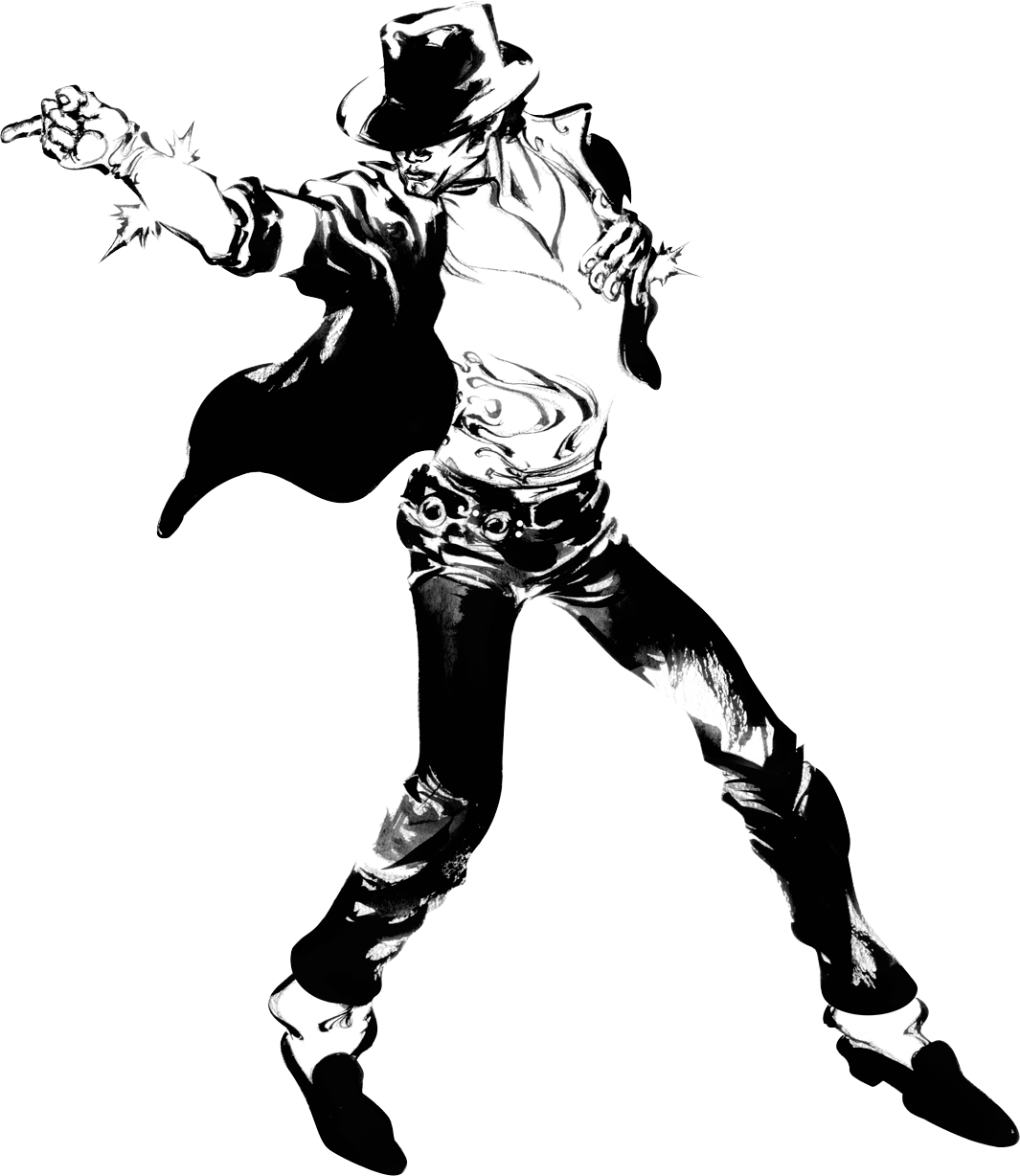 Iconic Michael Jackson Dance Pose PNG with transparent background
