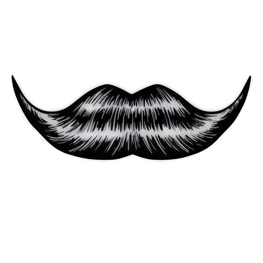 Iconic Movie Star Mustache PNG fsm52 PNG image with a transparent background, free high-resolution download