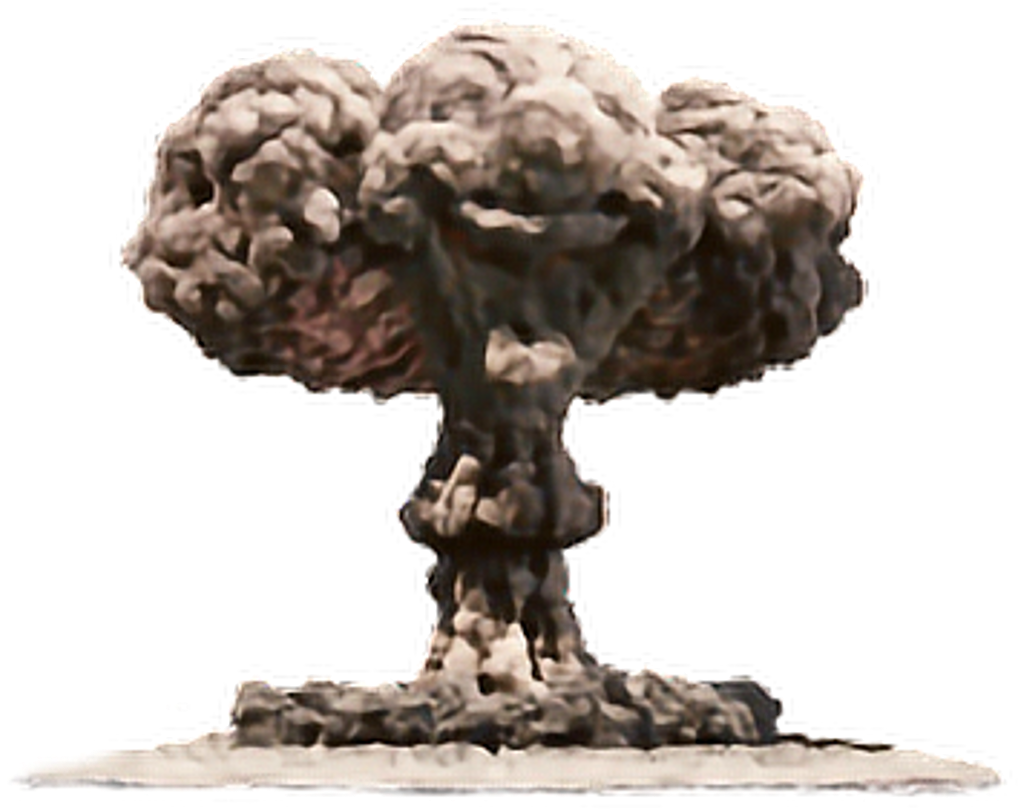 Iconic Mushroom Cloud Nuclear Explosion