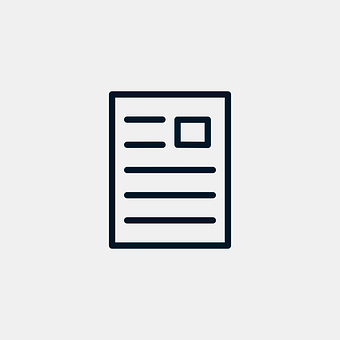 Iconic Paper Document Graphic PNG with transparent background
