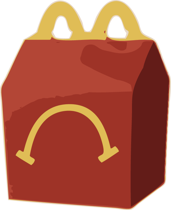 Iconic Red Happy Meal Box