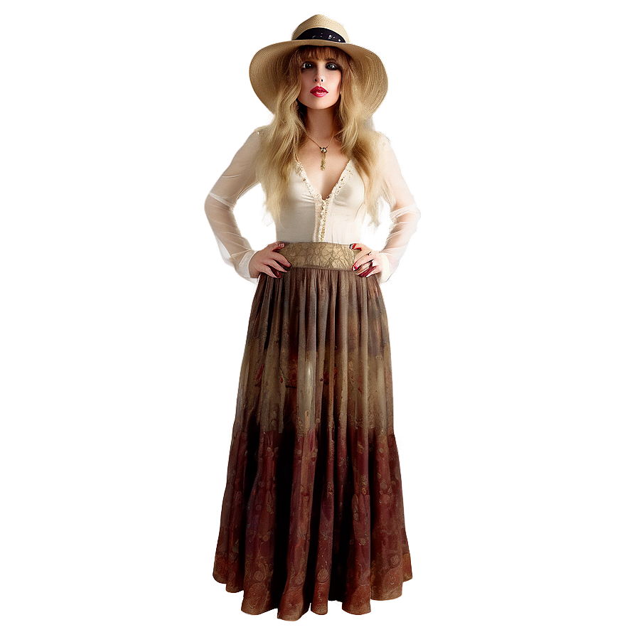 Iconic Stevie Nicks Outfit Png 06252024