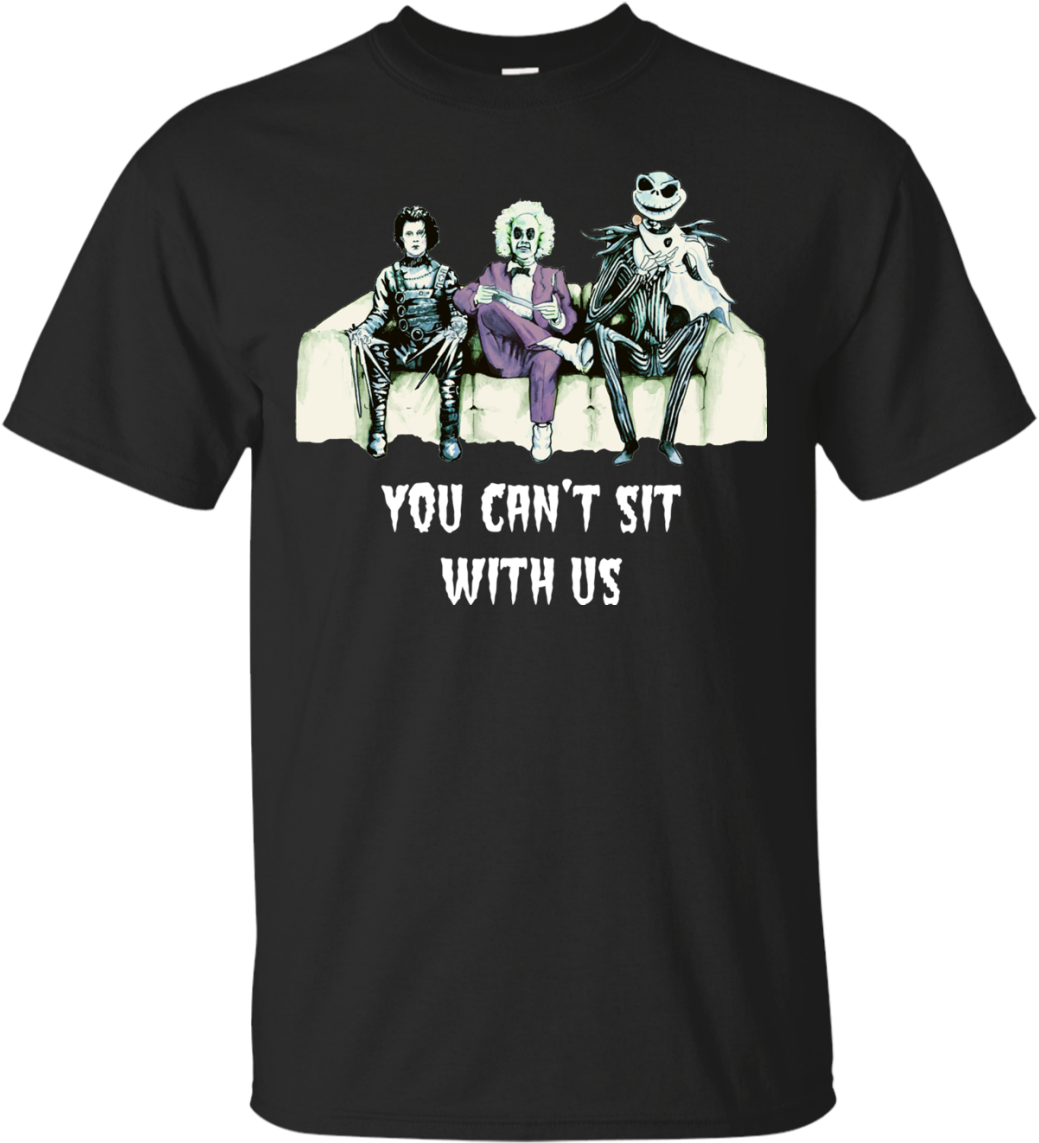 Beetlejuice Edward Jack - You Can T Sit With Us Halloween PNG with transparent background