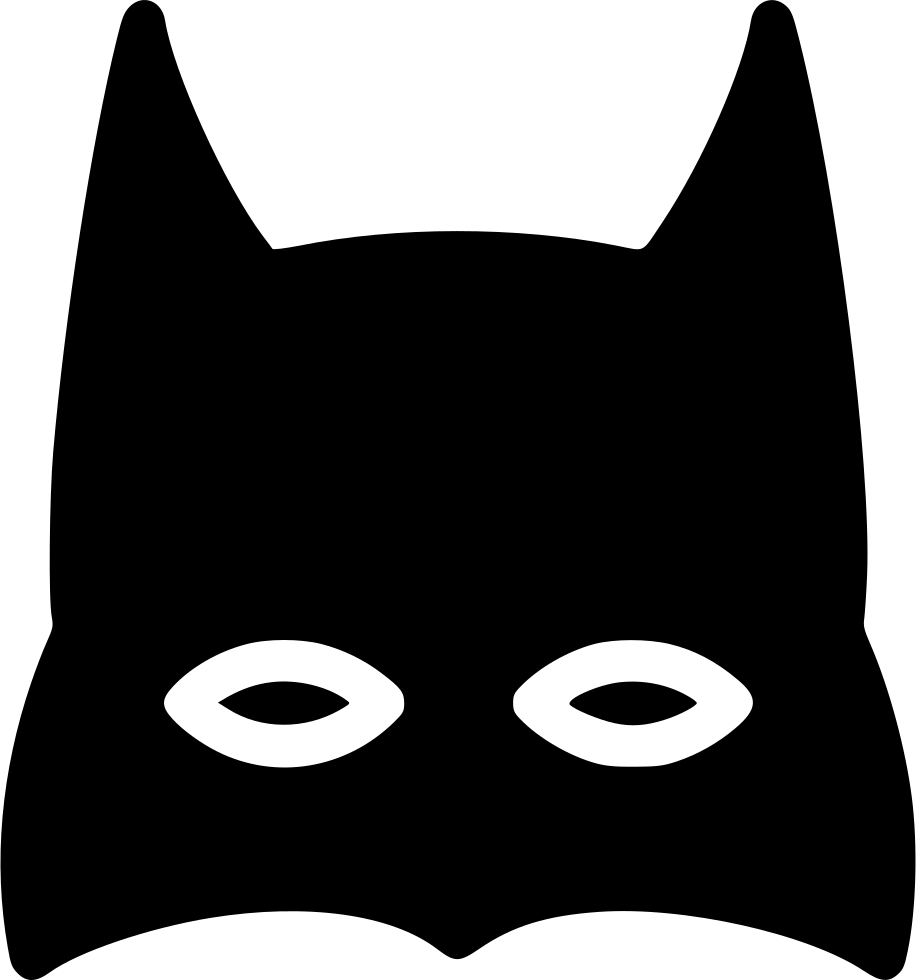 Batman Mask - Cartoon, HD Png Download PNG image with a transparent background, free high-resolution download