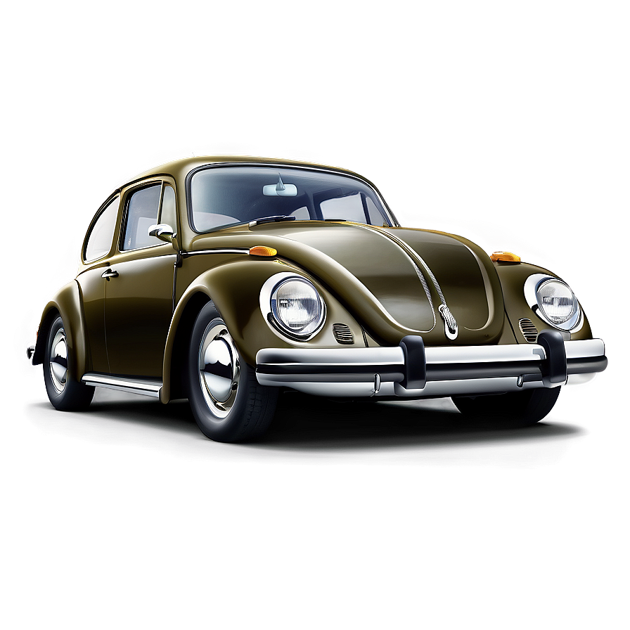 Iconic Vw Beetle Design Png 10