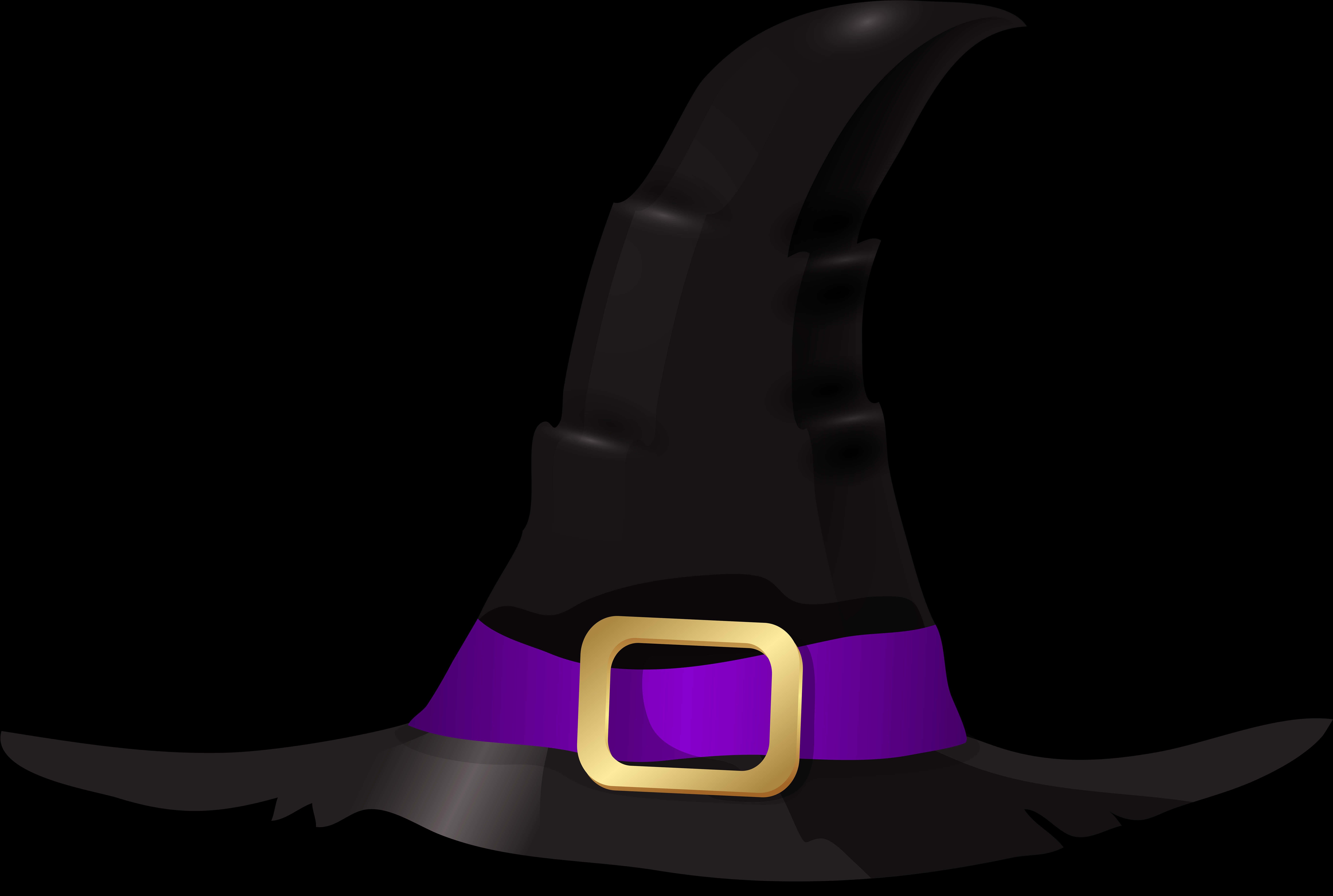 Iconic Witch Hat Graphic PNG image with a transparent background, free high-resolution download