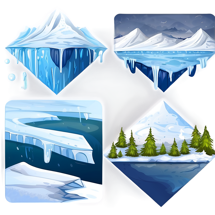 Icy Arctic Tundra Landscape Png 61