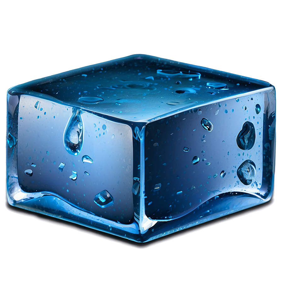 Icy Blue Cube Png Rlo36