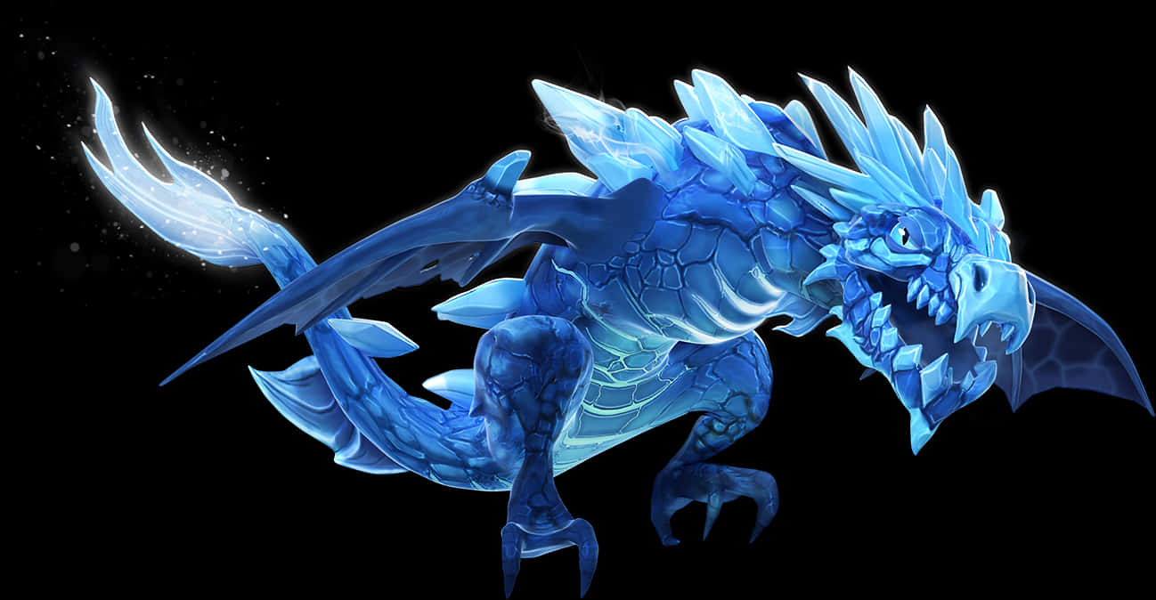 Icy_ Blue_ Dragon_ Artwork.jpg PNG with transparent background