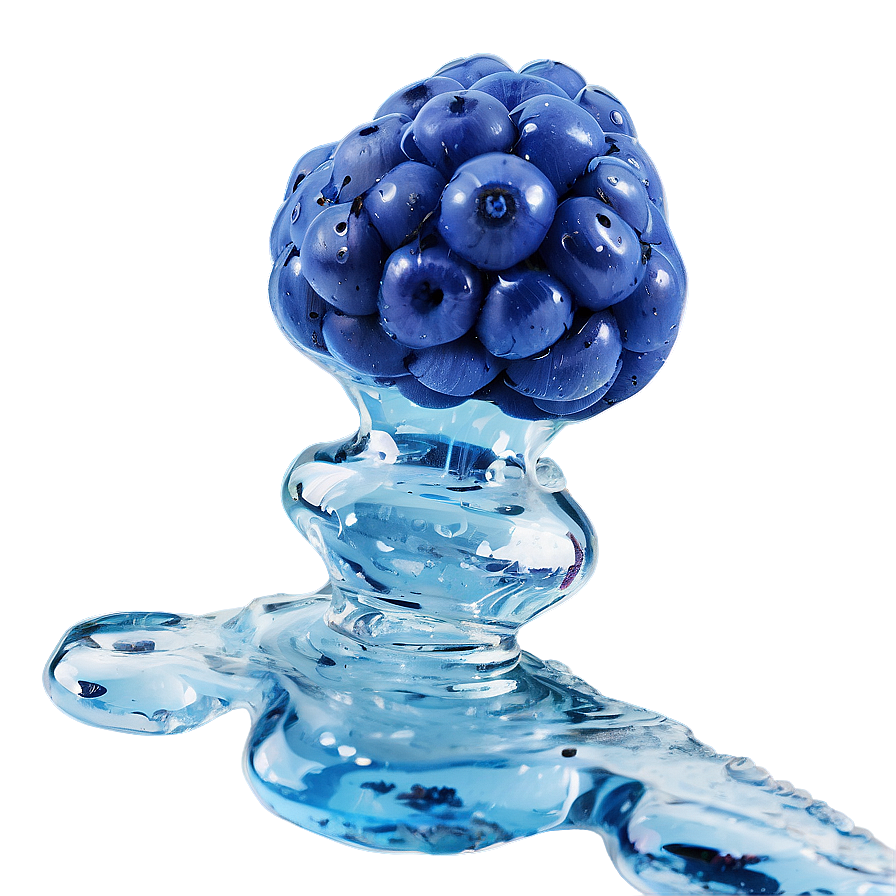 Icy Blue Raspberry Png Iuv19