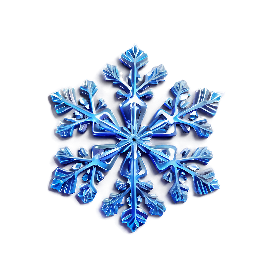 Icy Blue Snowflakes Png 1