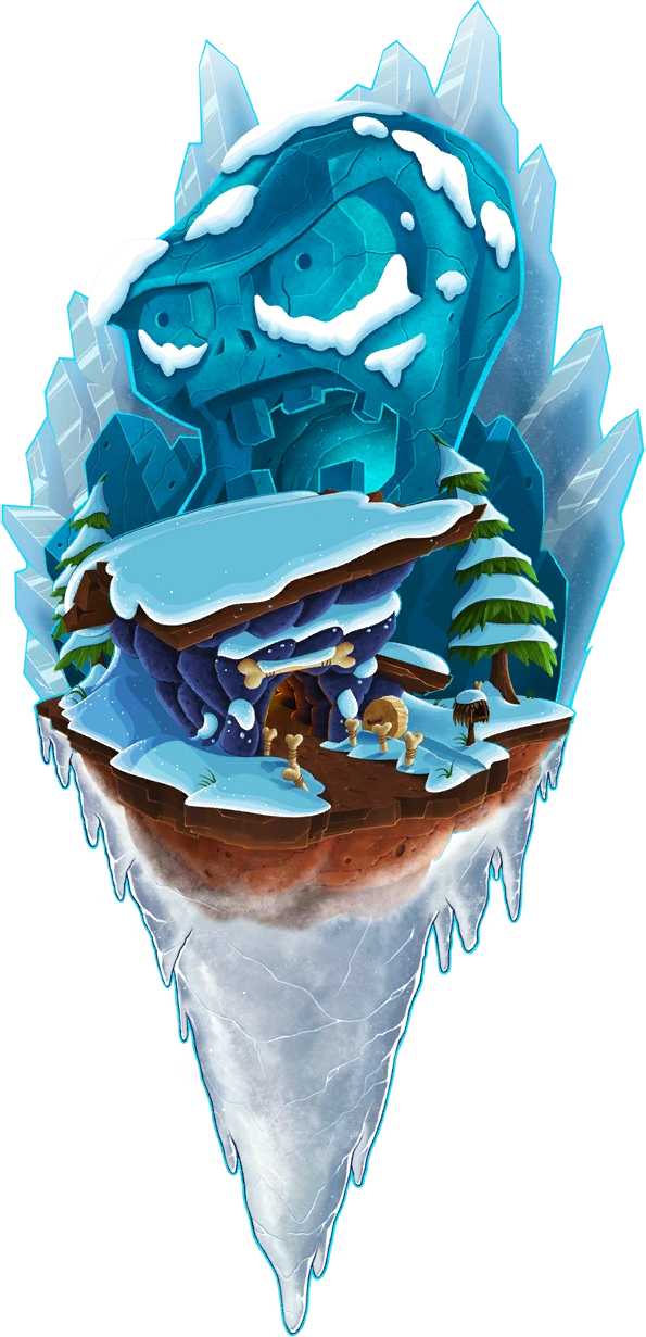 Frostbite Caves World Map Icon - Pvz All Frostbite Caves Plants, HD Png Download PNG image with a transparent background, free high-resolution download