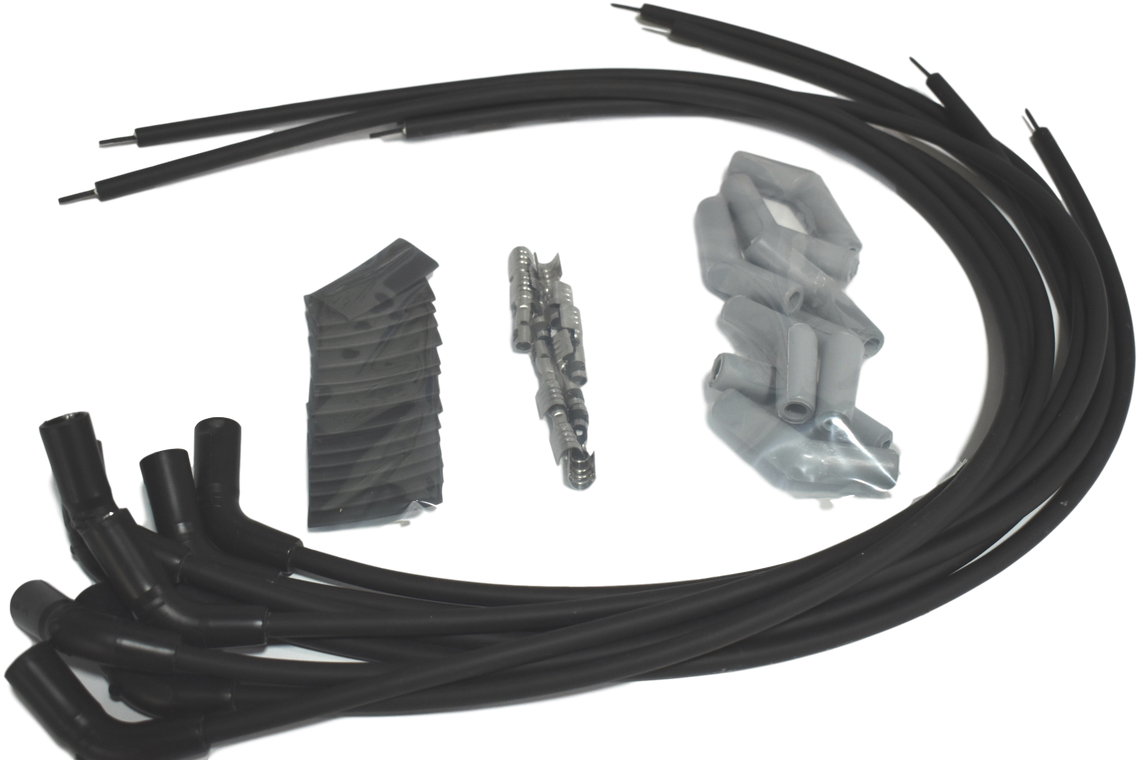 Scott Spark Plug Wire Kit W/sleeve - Ls Spark Plug Wire Kit, HD Png Download PNG with transparent background