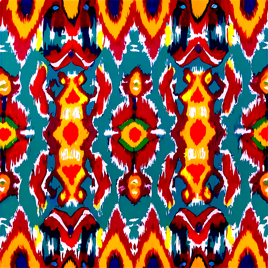 Ikat Print Png 79