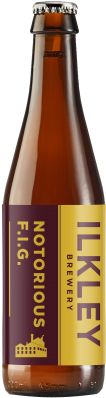 Ilkley Brewery Notorious F I G Beer Bottle PNG image with a transparent background, free high-resolution download