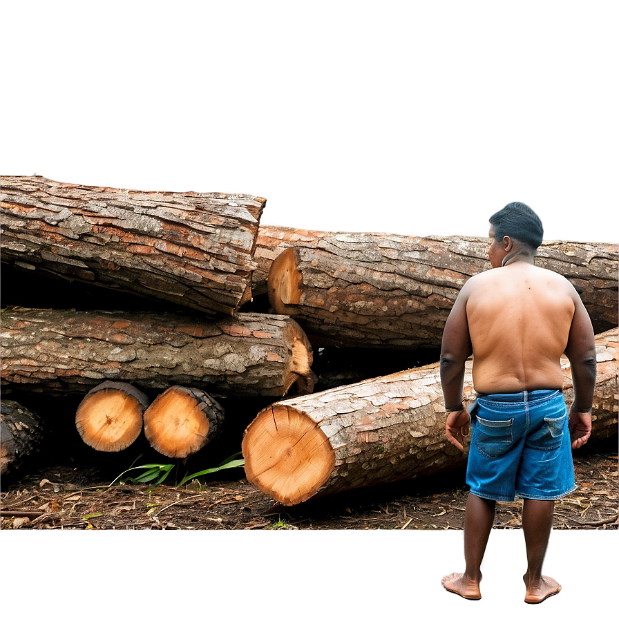 Illegal Logging Crisis PNG 06212024 PNG image with a transparent background, free high-resolution download