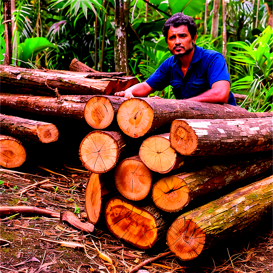 Illegal Logging Crisis PNG qwu PNG image with a transparent background, free high-resolution download