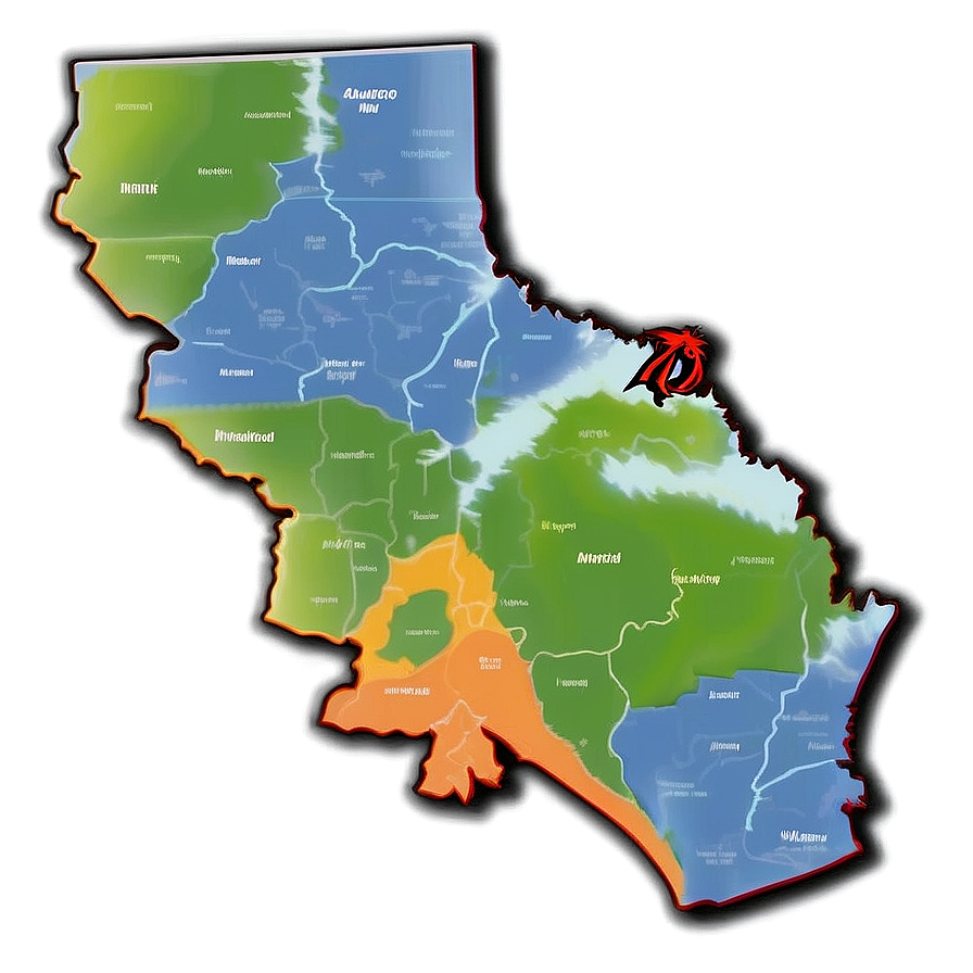 Illinois State Map Png Bvt