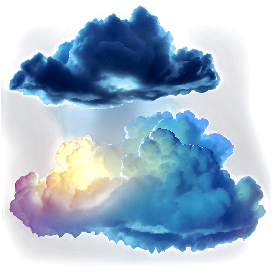 Illuminated Cloudy Sky Png Puh