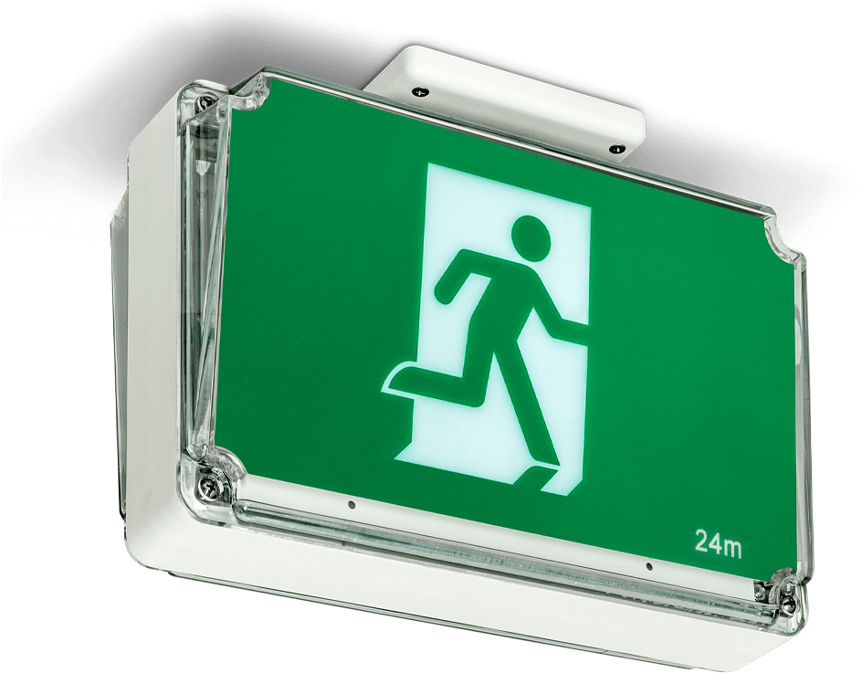 Illuminated Exit Sign