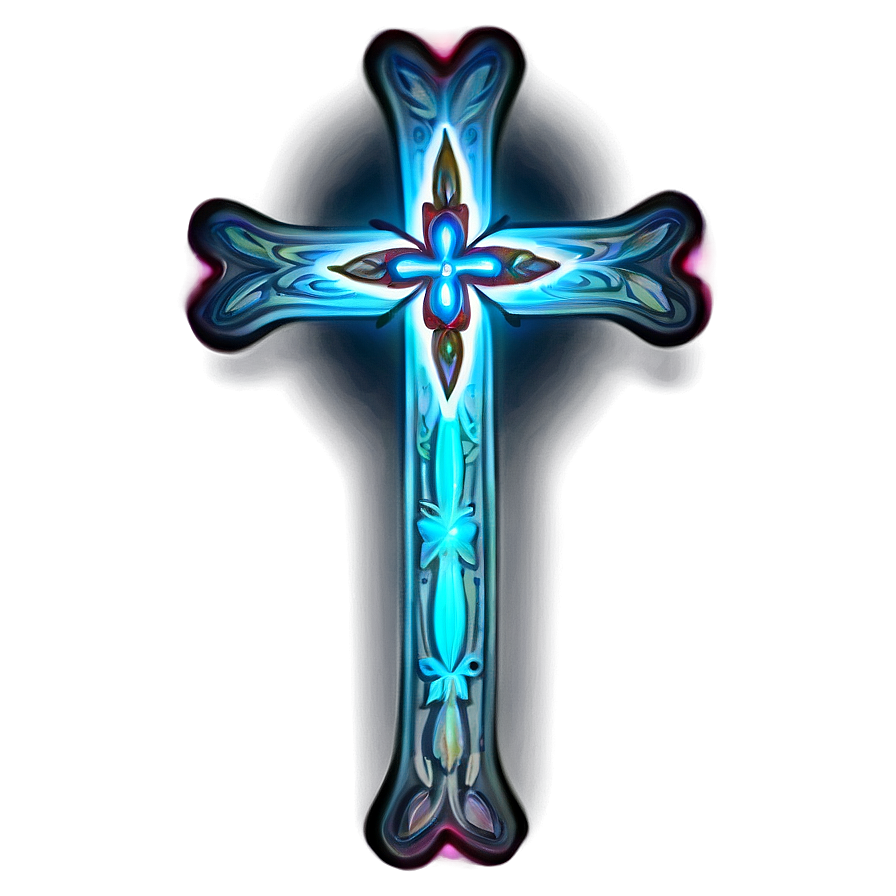 Illuminated Fancy Cross Png Ums13