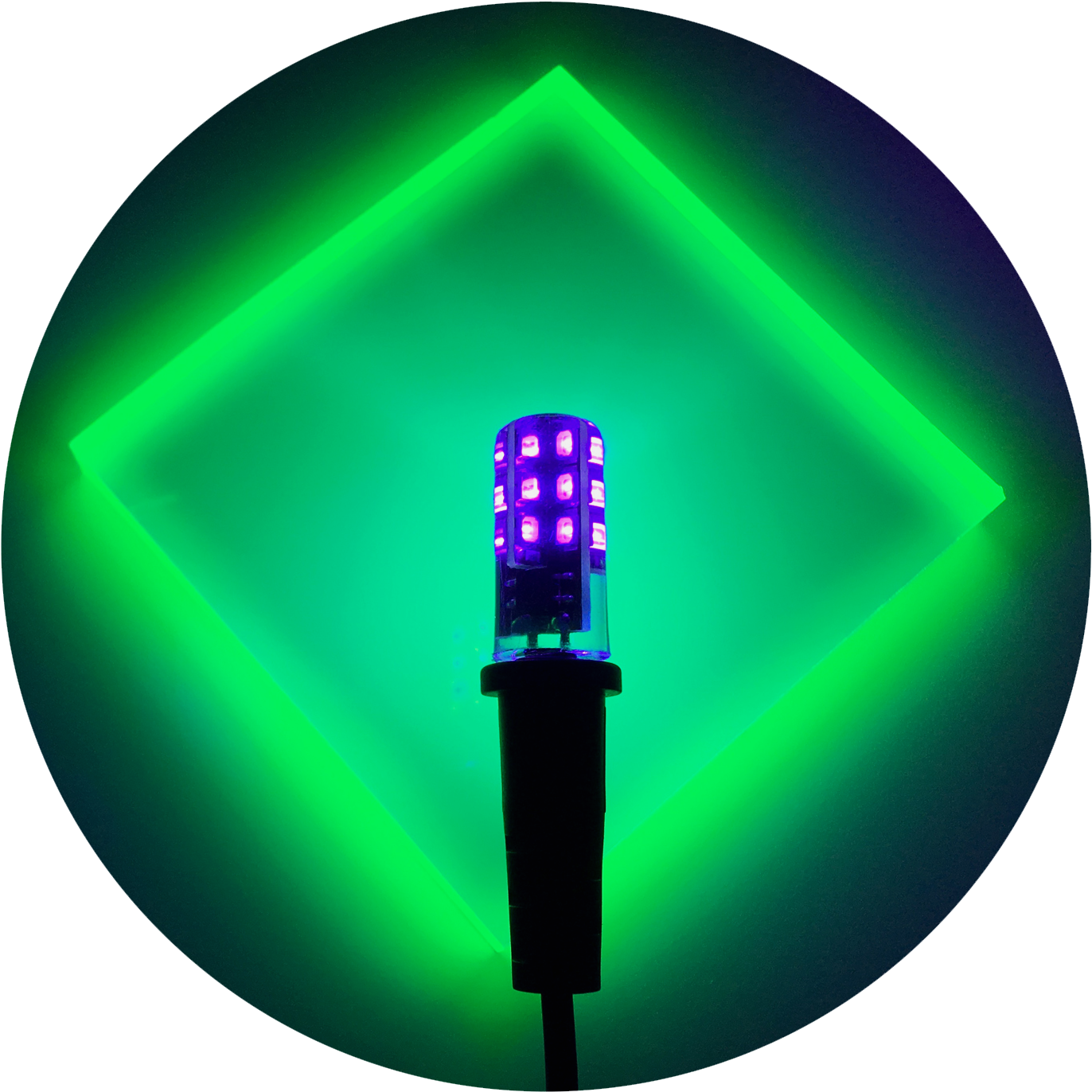 Illuminated Green Arrow Signal