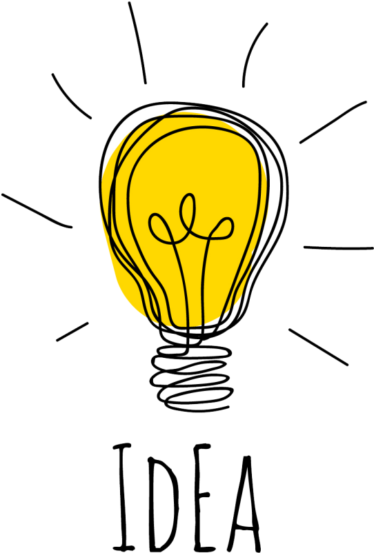 Illuminated_ Idea_ Concept PNG with transparent background