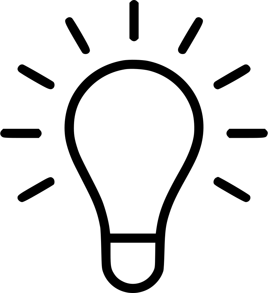 Lightbulb Idea - Idea Icon Blue Png, Transparent Png PNG with transparent background