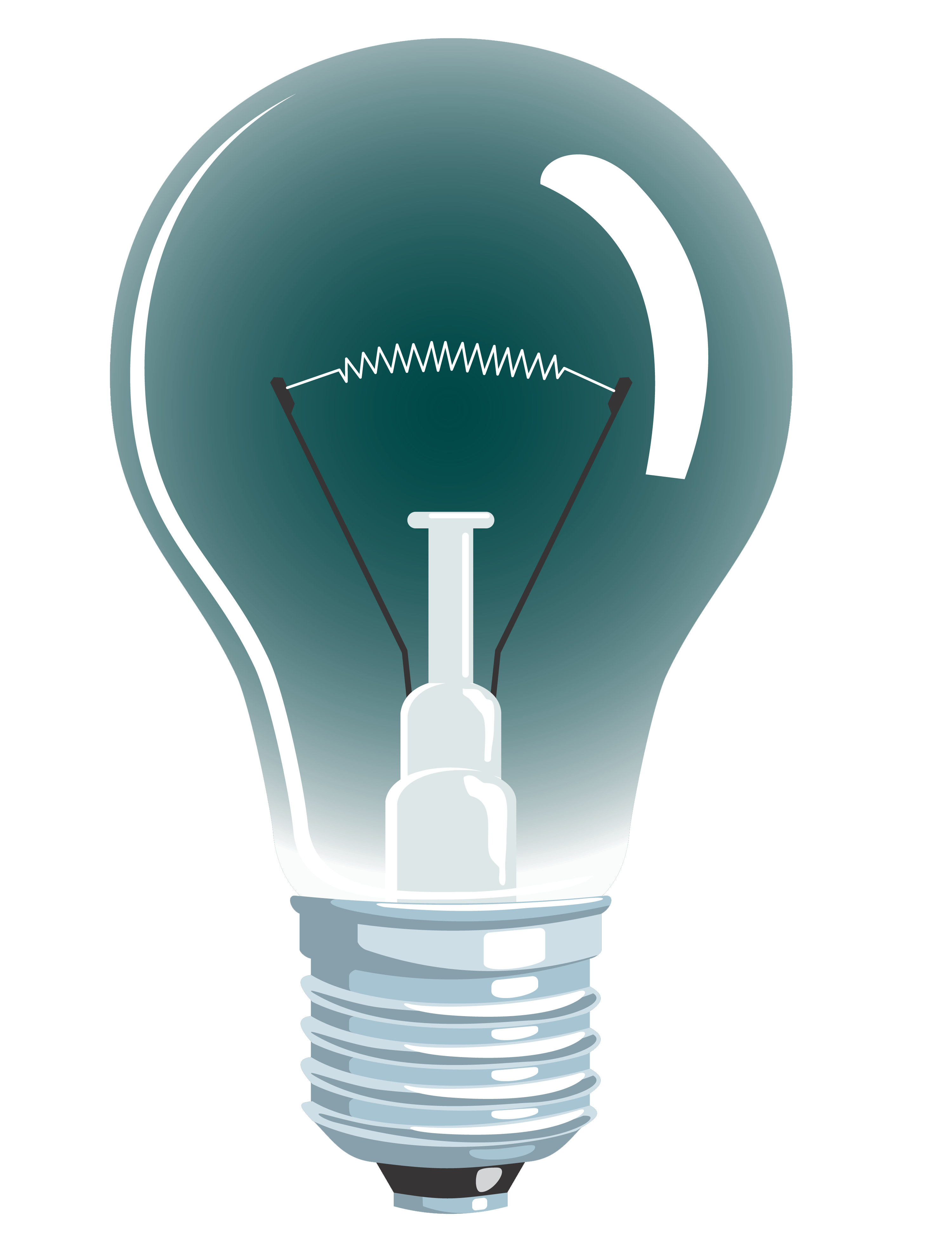 Illuminated Lightbulb Graphic