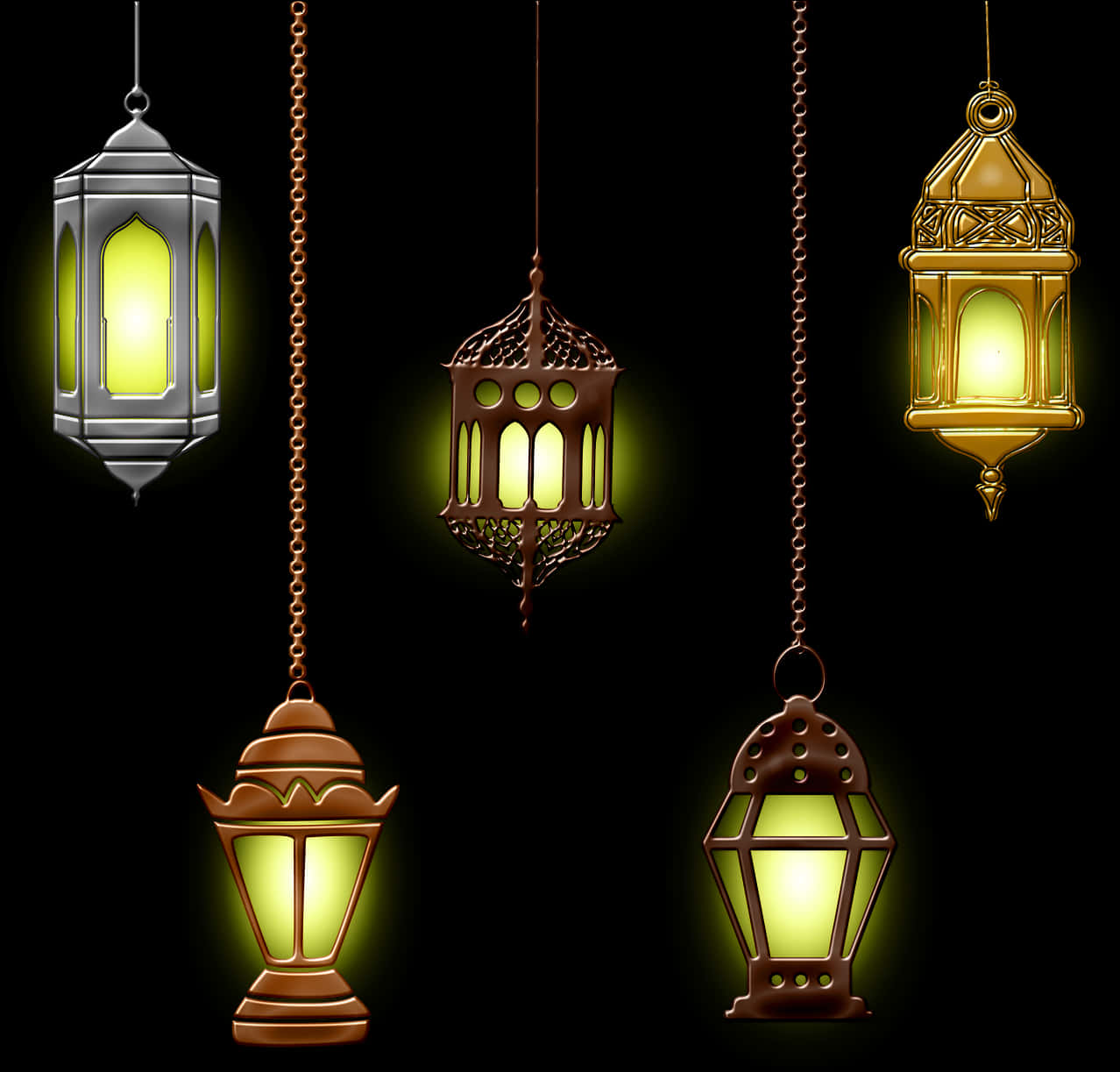 Illuminated Traditional Lanterns