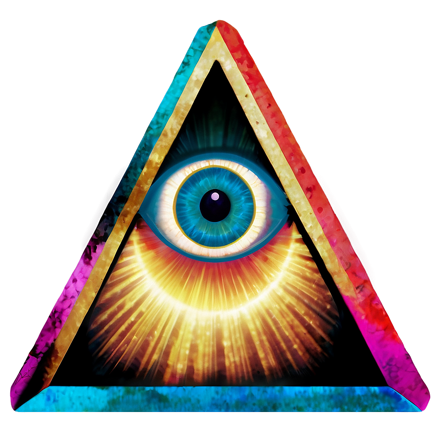 Illuminati All-Seeing Eye Icon PNG 05212024 PNG with transparent background