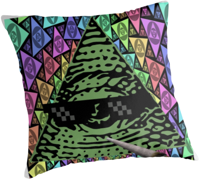 Illuminati Themed Pillow Design