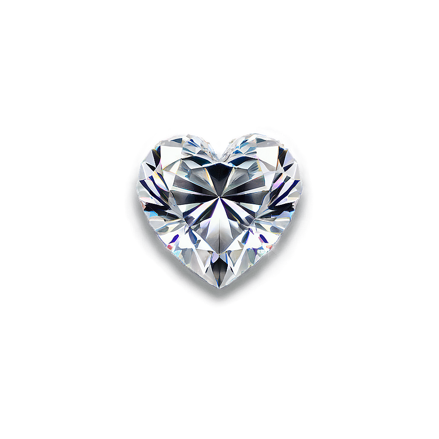 Illuminating Diamond Heart Jewel Png 75