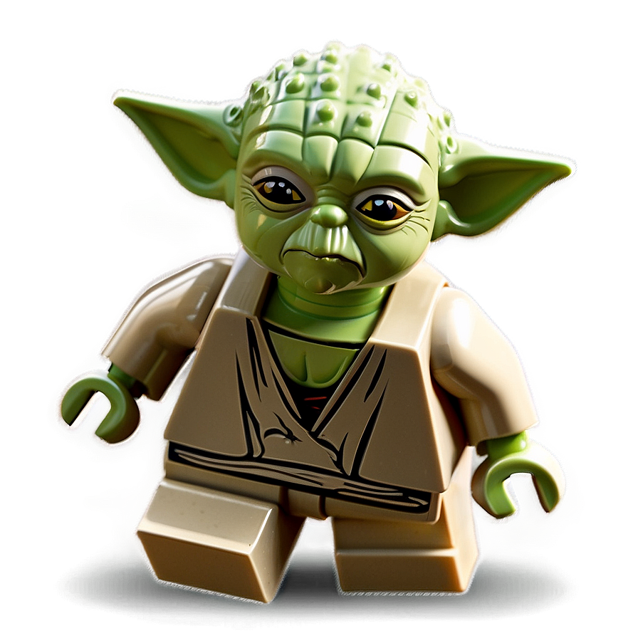 Illustrated Lego Yoda Guide Png 11