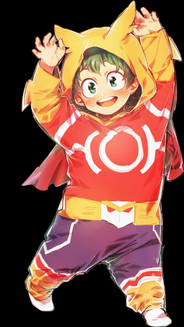 Image By Yorugami - Izuku Midoriya All Might Costume, HD Png Download PNG with transparent background