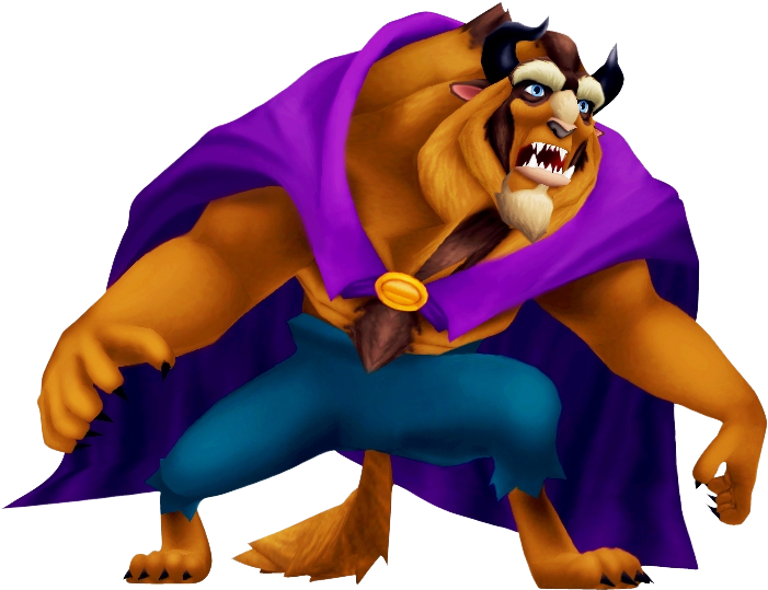 Image Of Beauty And The Beast Clipart - Kingdom Hearts Beast, HD Png Download PNG with transparent background