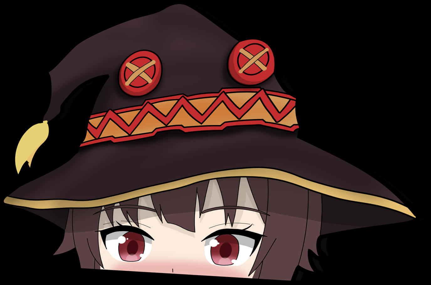 Image Of Megumin Peeker - Megumin Peeker, HD Png Download PNG with transparent background