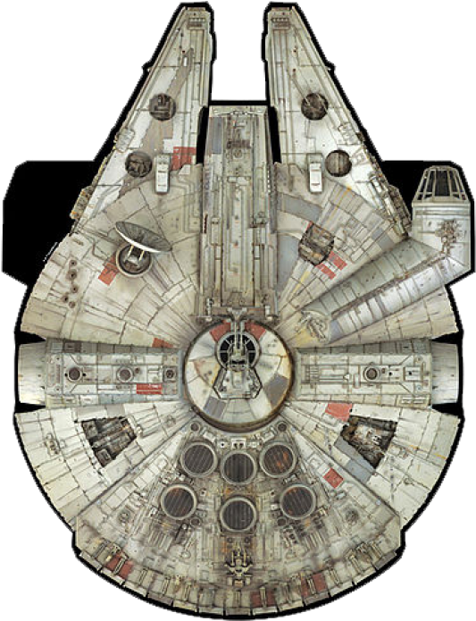 Image Of - Star Wars Millennium Falcon, HD Png Download PNG with transparent background