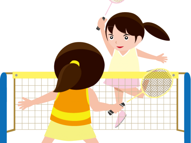 Image Royalty Free Library Badminton Badmitton Free - Playing Badminton Clipart, HD Png Download PNG with transparent background