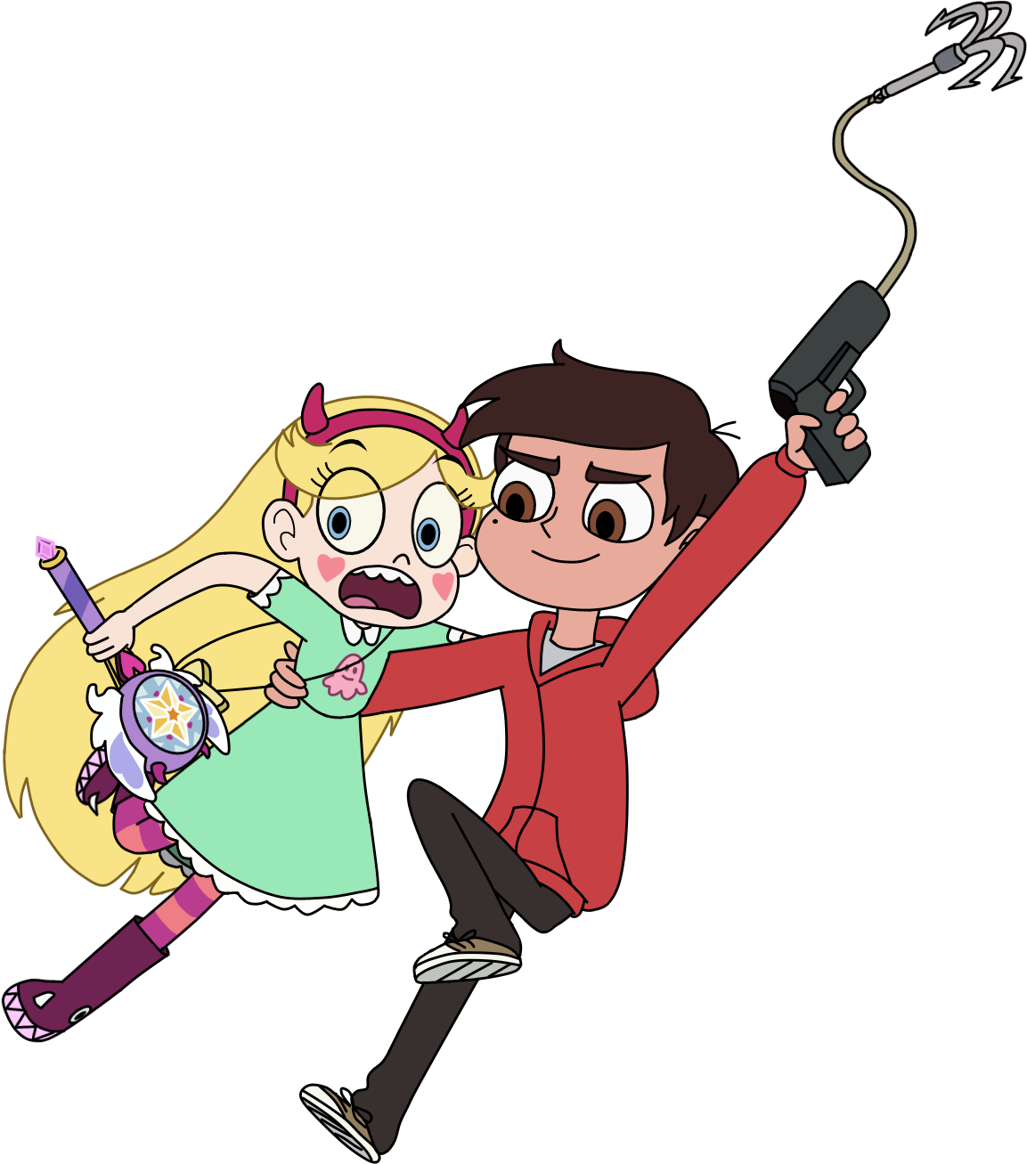 Imagenes De Marco Diaz Y Star Butterfly Abrazados, HD Png Download PNG with transparent background