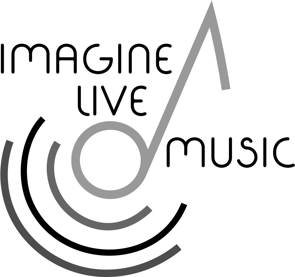 Imagine Live Music Logo PNG with transparent background