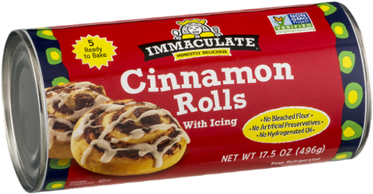 Immaculate Baking Cinnamon Roll 17.5 Oz, HD Png Download PNG with transparent background