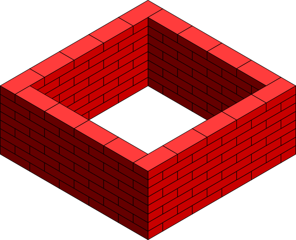 Impossible Brick Wall Illusion