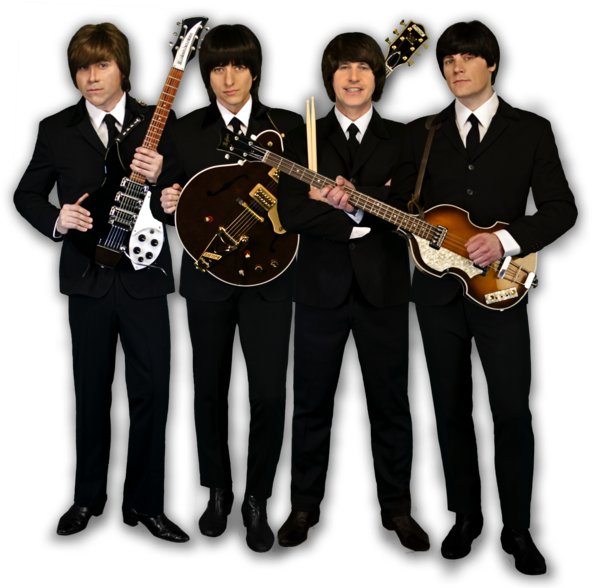 In Tribute To The Beatles Brit Beat Bringing Fab Four - Brit Beats Beatles, HD Png Download PNG with transparent background