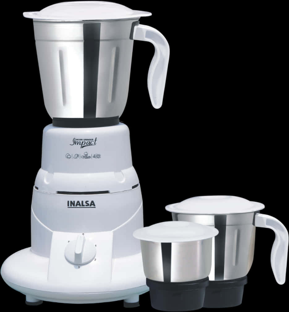 Inalsa Impact Mixer Grinder Set PNG with transparent background