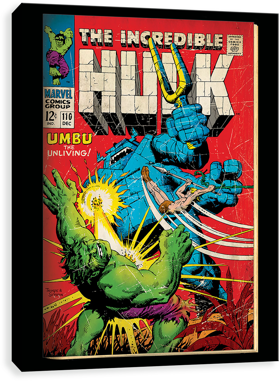 Incredible Hulk Comic Cover Art