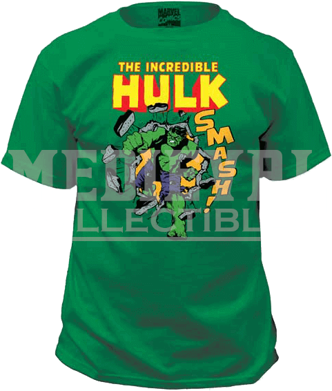 Incredible Hulk Comic T Shirt Design