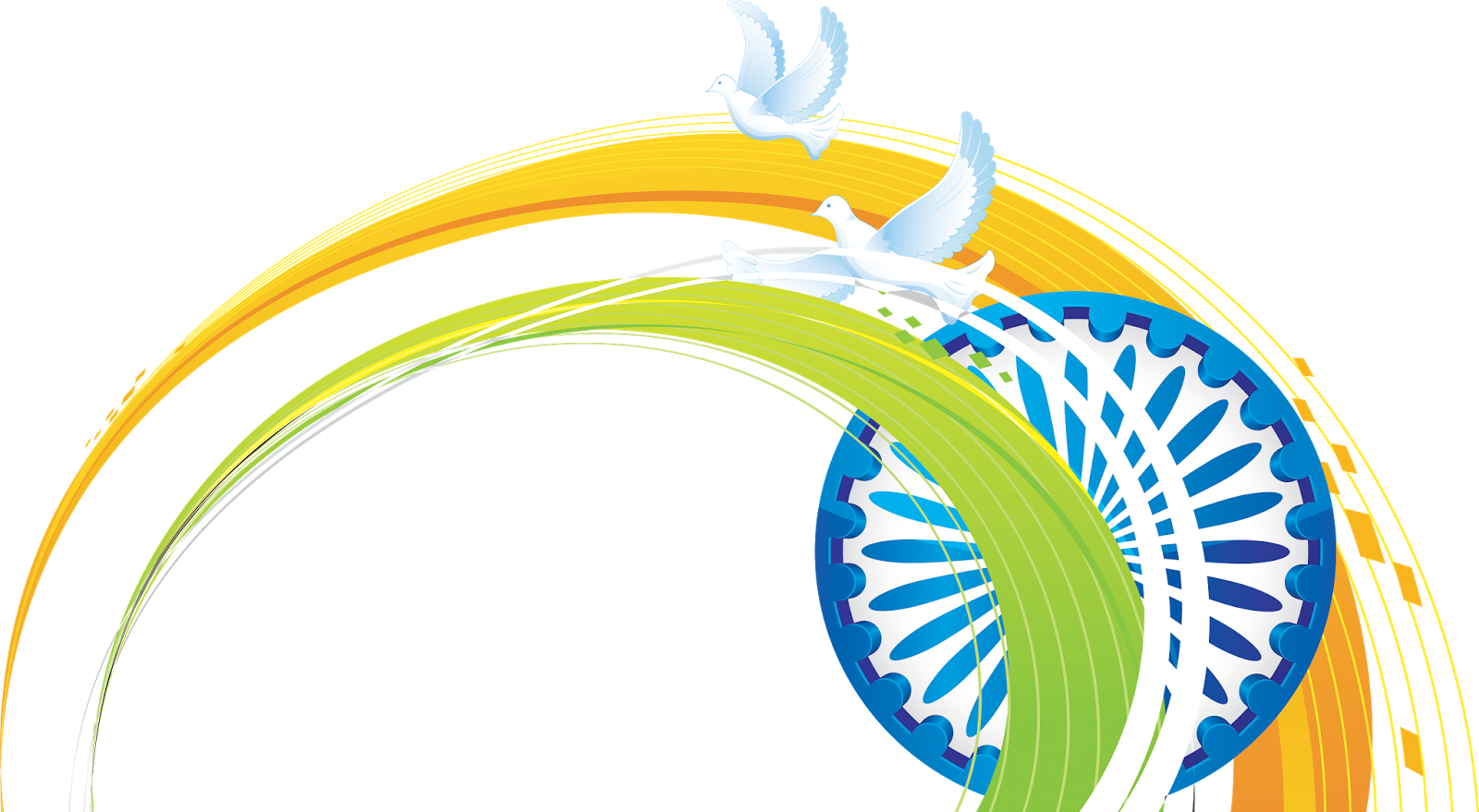 India Flag Png Image Transparent - Independence Day Gif 2018, Png Download PNG with transparent background