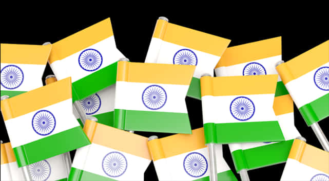 India Flags Multiple Display